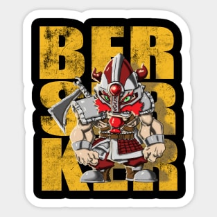 Viking Berserker Chibi Gift Idea Sticker